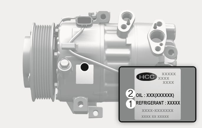 Air Conditioner Compressor Label