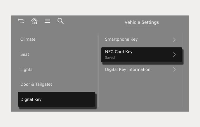 Genesis Digital Key Card Digital Key (Card Key) Operation | 2025 Genesis GV70